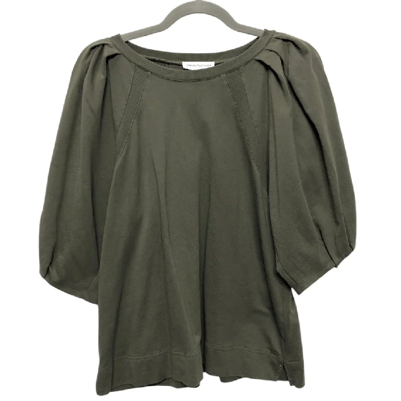 Top 3/4 Sleeve By Gibson And Latimer In Green, Size: S Earthy Men's Sustainable 