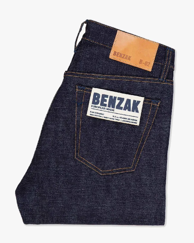 Benzak Denim Developers B-02 Regular Straight Mens Jeans - 15.5oz Kojima Selvedge Polished Men's Silk