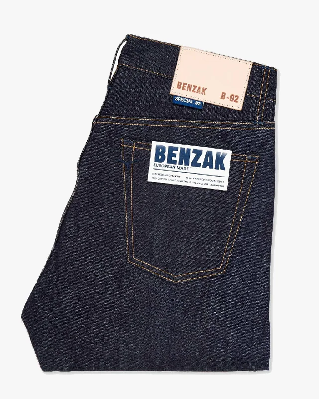 Benzak Denim Developers B-02 Regular Straight Mens Jeans - Special #2 15oz Vintage Indigo Selvedge Cozy Men's Winter