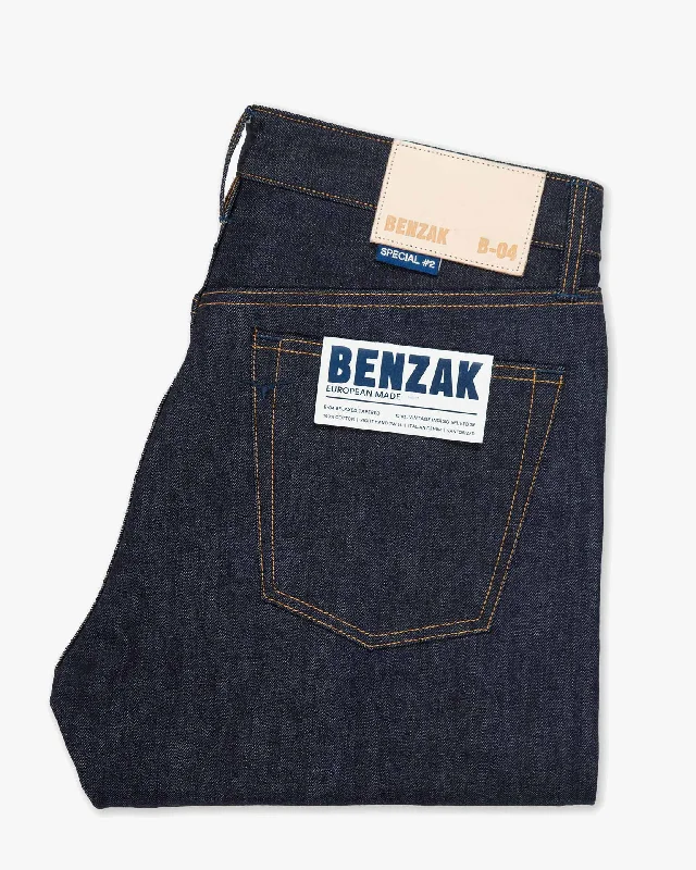 Benzak Denim Developers B-04 Relaxed Tapered Mens Jeans - Special #2 15oz Vintage Indigo Selvedge Classic Men's Pin