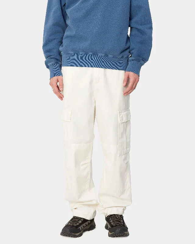 Carhartt WIP Regular Cargo Pant - Wax Garment Dyed Elegant Men's Cashmere