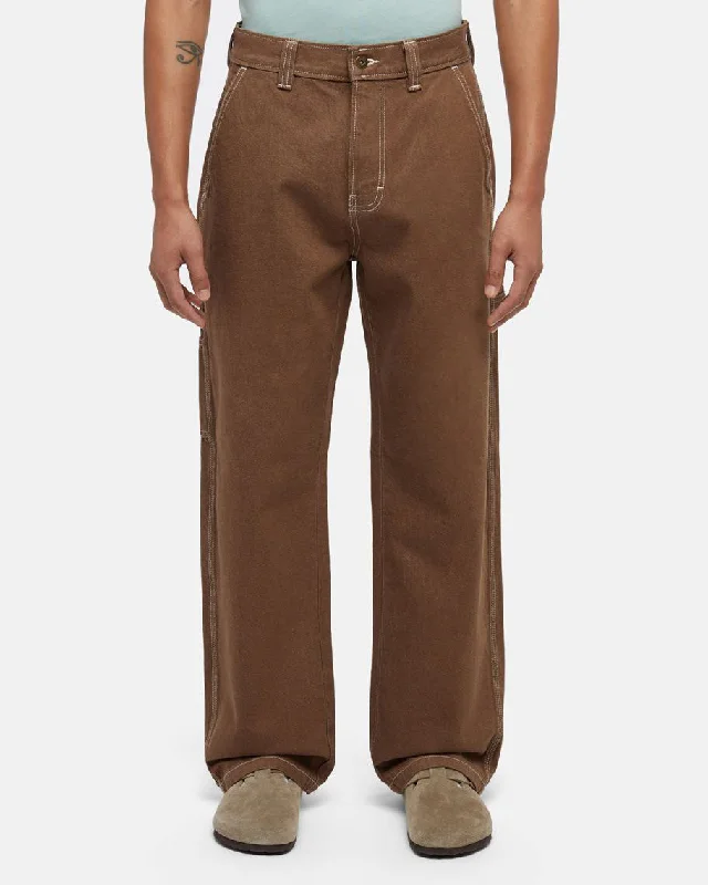 Dickies Stevensville Loose Fit Carpenter Pants - Mushroom Athletic Men's High