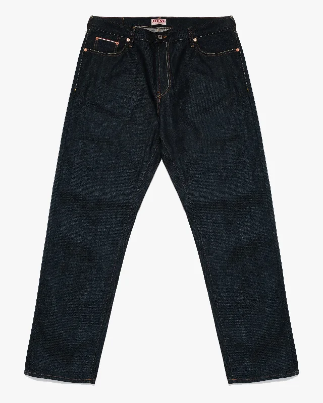 Dubbleware Carver Regular Straight Mens Jeans - Raw Indigo Selvedge Organic