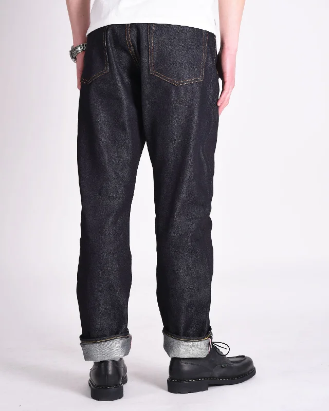 Momotaro 0605-SILK Natural Tapered Mens Jeans - 16oz Zimbabwe Cotton x Silk Selvedge Denim Sophisticated Men's French